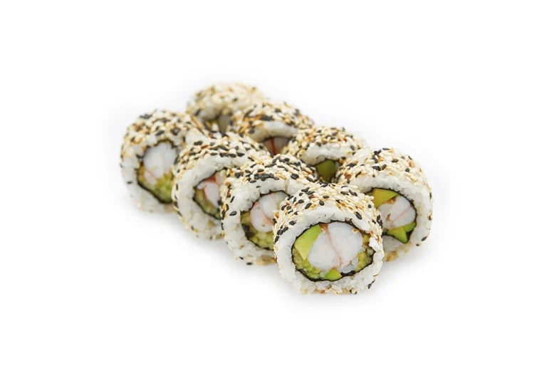 Рол каліфорнія з креветкою в кунжуті: доставка Dart Sushi (Кропивницький)